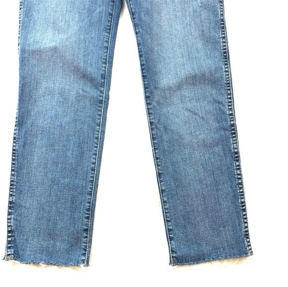 MADEWELL 10” Highrise Skinny Med Wash Faded Distress Stretch Ankle Jeans (27) - Picture 6 of 15